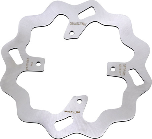Galfer Standard Solid Mount Wave Front Brake Rotor (DF050W)