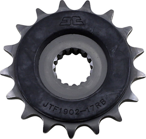 JT Front Sprocket | 17 Tooth | 520 | Steel | Rubber Cushioned (JTF1902.17RB)