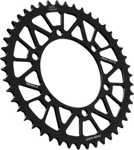 JT Racelite Aluminum Black Rear Sprocket 46 Tooth (JTA486.46BLK)