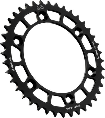 JT Racelite Aluminum Black 520 Rear Sprocket 40 Tooth (JTA897.40BLK)