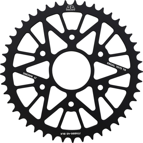 JT Racelite Aluminum Black Rear Sprocket 45 Tooth (JTA890.45BLK)