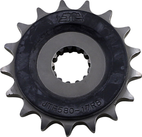 JT Rubber Cushioned 530 Front Sprocket 17 Tooth (JTF580.17RB)