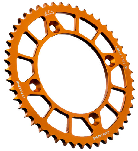 JT Racelite Aluminum Orange Rear Sprocket 49 Tooth (JTA895.49ORG)