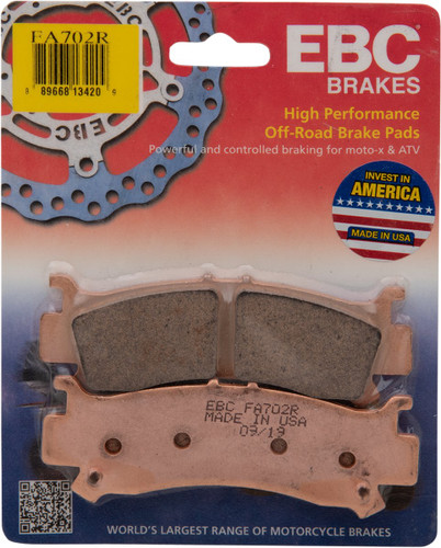 EBC "R" Series Sintered Brake Pads (FA702R)