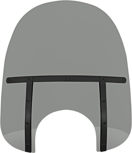 Memphis Shades 19" Fats Smoke w/Black Straps Windshield w/9" Cutout (MEB37112)