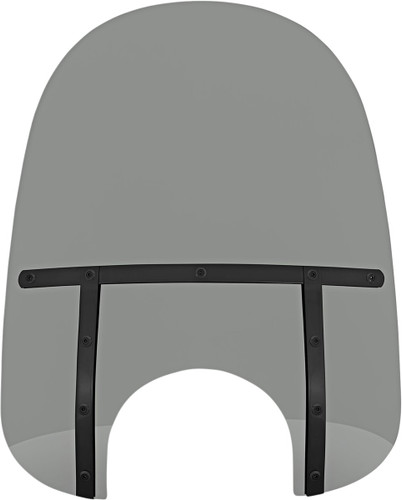 Memphis Shades 21" Fats Smoke w/Black Straps Windshield w/9" Cutout (MEB38112)