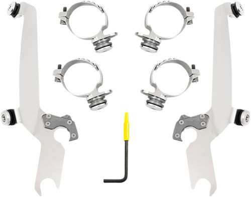 Memphis Shades Sportshield Polished Trigger-Lock Mounting Kit (MEK2055)