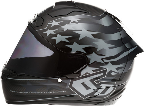 6D ATS-1R Carbon Patriot Motorcycle Helmet