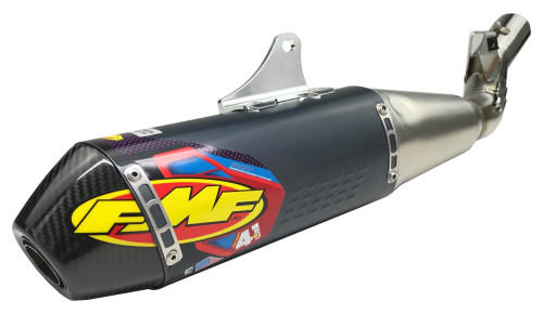 FMF Factory 4.1 Slip-On Exhaust Muffler | Aluminum w/Carbon Tip (041602)