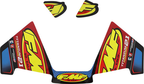 FMF Titanium Powercore 2.1 Exhaust Decal (014950)