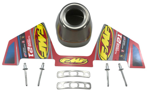 FMF Powercore 2.1 Stainless Steel Muffler End Cap (020521)
