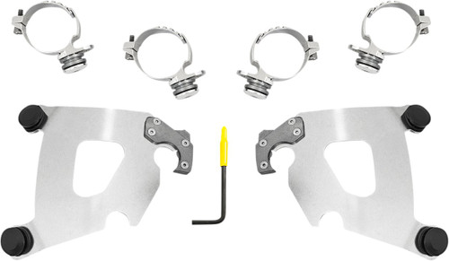 Memphis Shades Cafe Fairing Polished Trigger-Lock Mounting Kit (MEK2058)