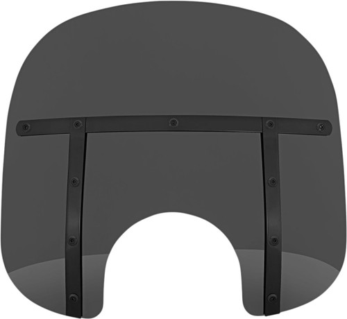 Memphis Shades 13" Fats Dark Smoke/Black Strap Windshield w/7" Cutout (MEB31110)