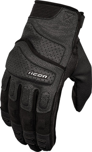 Icon Superduty 3 Mens Leather Motorcycle Gloves