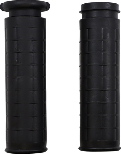 Avon Old School Black Waffle Rubber Grips (WAF-87-FLY)