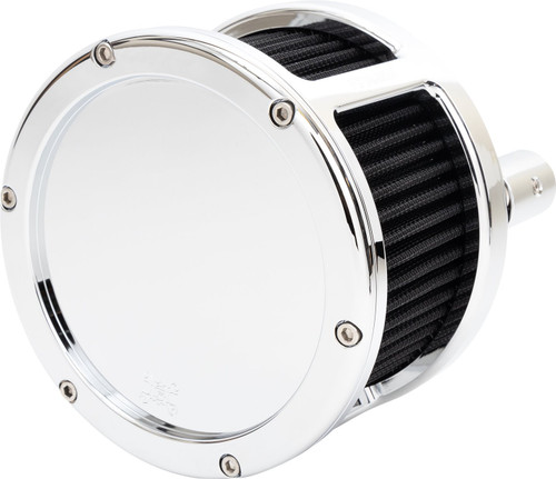 Feuling BA Race Series Chrome Body - Solid Cover - Black Air Cleaner Kit (5527)
