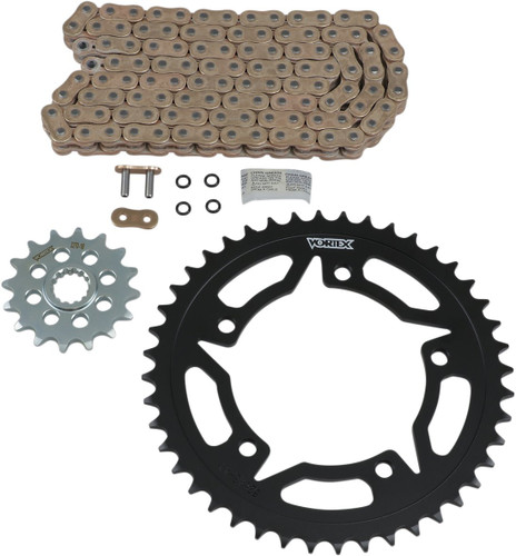Vortex HFRS Hyper Fast 520 Conversion RX3 Gold Chain & Sprocket Kit (CKG6307)