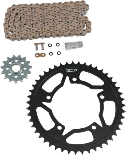 Vortex HFRS Hyper Fast 520 Conversion SX3 Gold Chain & Sprocket Kit (CKG6292)