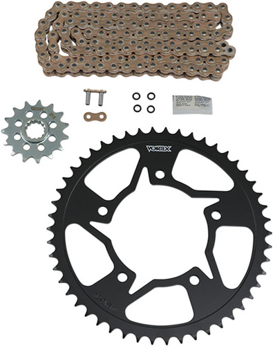Vortex HFRS Hyper Fast 520 Conversion SX3 Gold Chain & Sprocket Kit (CKG6321)