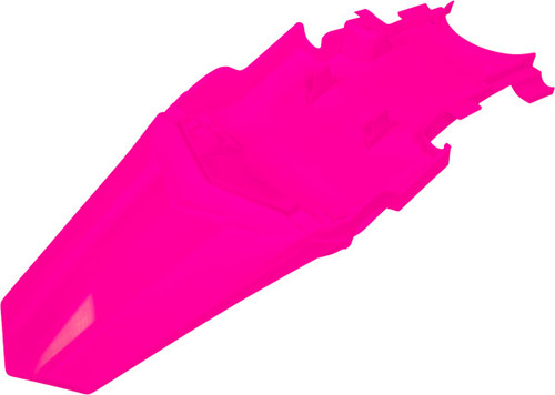 UFO Fluorescent Pink Plastic Rear Fender (HO04699#P)
