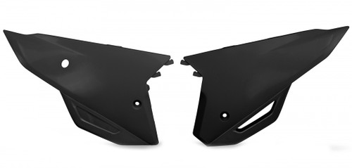 UFO Rear Side Panels | Black Plastic | CRF250R/RX | CRF450R/RX (HO05606#001)