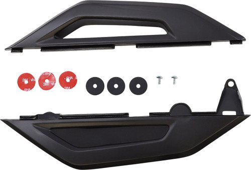 UFO Rear Side Panels | Black Plastic | CRF250R/RX | CRF450R/RX (HO05606#001)