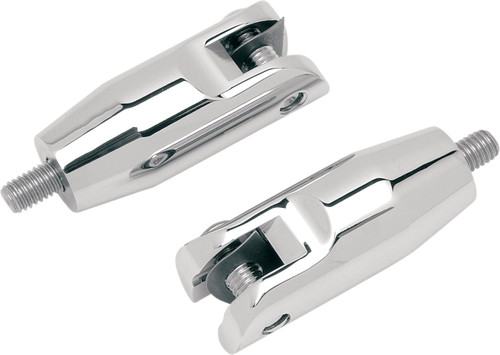 Accutronix Chrome Rear Folding Footpeg Mounts (FPMT501-C)