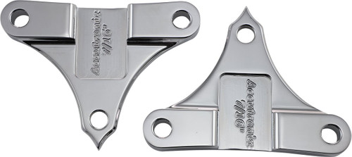 Accutronix 49mm Chrome 7/16" Thick Fender Spacers (TFS49-NF7/16C)