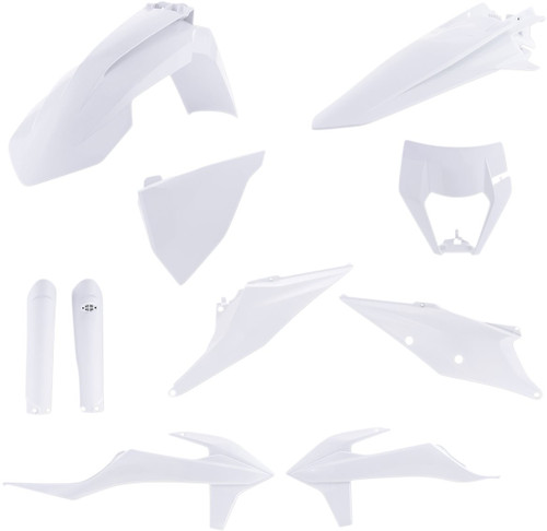 Acerbis White Full Body Plastic Kit (2791546811)