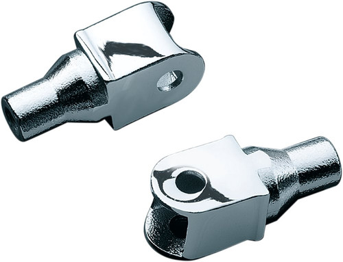 Kuryakyn Front/Rear Chrome Tapered Footpeg Adaptors (8803)