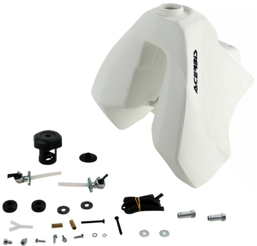 Acerbis 4.25 Gallon White Plastic Fuel Tank for '90-99 Suzuki DR350 (2140640002)