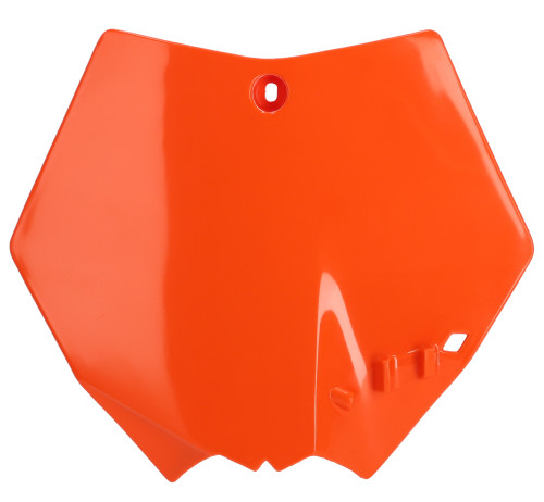 Acerbis Front Number Plate | Orange Plastic (2082020237)