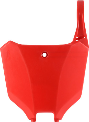 Acerbis Red Front Number Plate (2858850227)