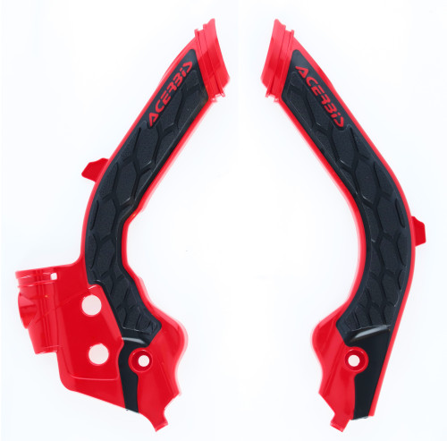 Acerbis X-Grip Red/Black Frame Protectors (2733451018)