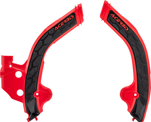 Acerbis X-Grip Red/Black Frame Protectors (2801941018)