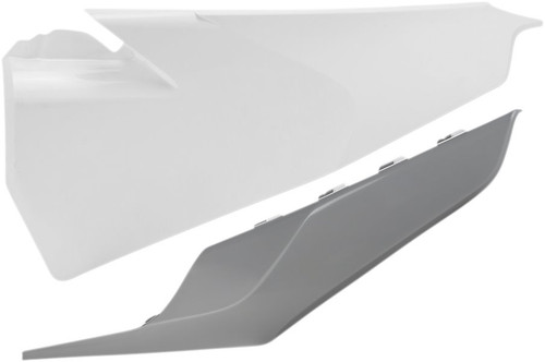 Acerbis White/Gray Plastic Rear Side Panels (2726591039)