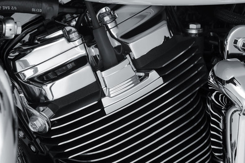 Kuryakyn Chrome Precision Spark Plug Head Bolt Cover (7185)