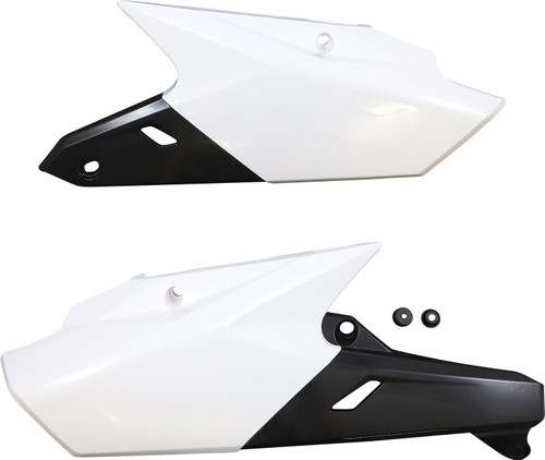 Acerbis White/Black Plastic Rear Side Panels (2374161035)