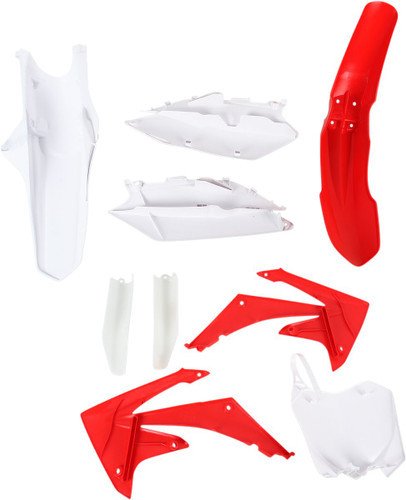 Acerbis Red/White Full Body Plastic Kit (2198000438)