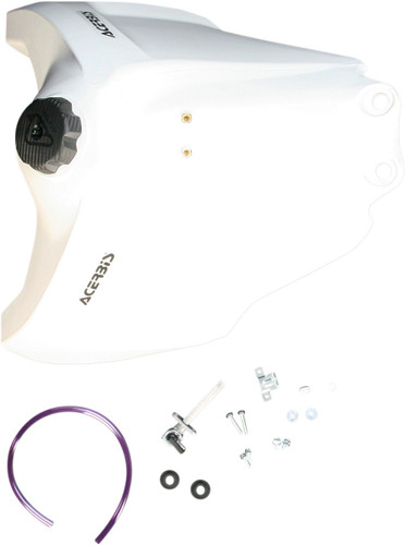 Acerbis 6.6 Gallon White Plastic Fuel/Gas Tank (2367760002)