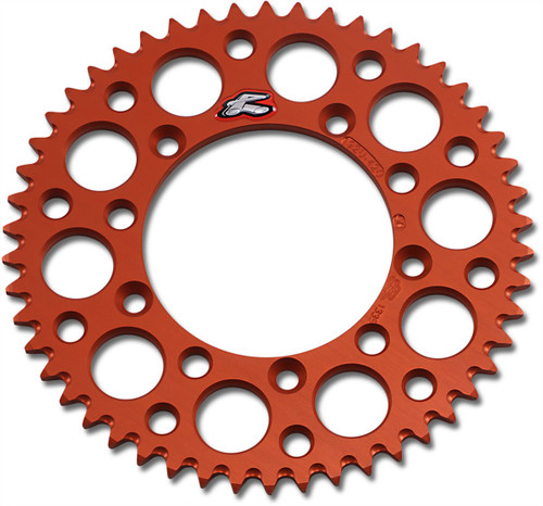 Renthal 50 Tooth Orange Ultralight Rear Sprocket (192U-420-50GPOR)