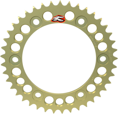 Renthal 40 Tooth Gold Ultralight Rear Sprocket (478U-525-40P-HA)