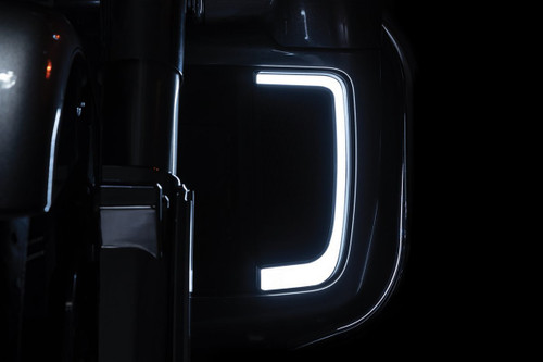 Kuryakyn Black Tracer LED Fairing Lower Grill Inserts (5064)