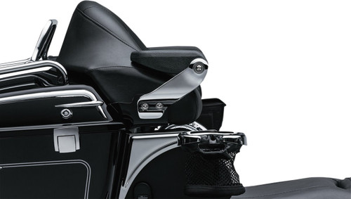 Kuryakyn Stealth Passenger Armrests - Black/Chrome (8958)