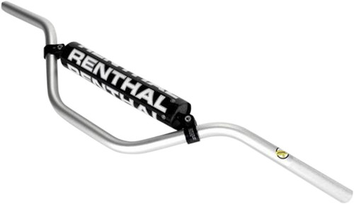 Renthal Mini MX 7/8" 757 Mini High Silver Handlebar (757-02-SI-01-185)