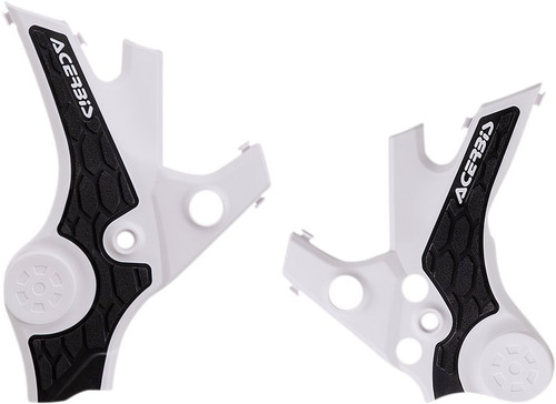 Acerbis X-Grip White/Black Frame Protectors (2858821042)