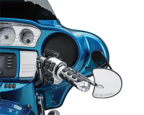 Kuryakyn FLHX Matte Black Adjustable Mirror Mount (6575)