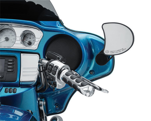 Kuryakyn FLHX Matte Black Adjustable Mirror Mount (6575)