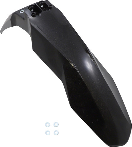 Acerbis Black/Metallic Plastic Front Fender (2872707440)