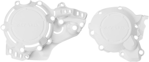 Acerbis X-Power White Clutch/Ignition Cover Kit (2726840002)